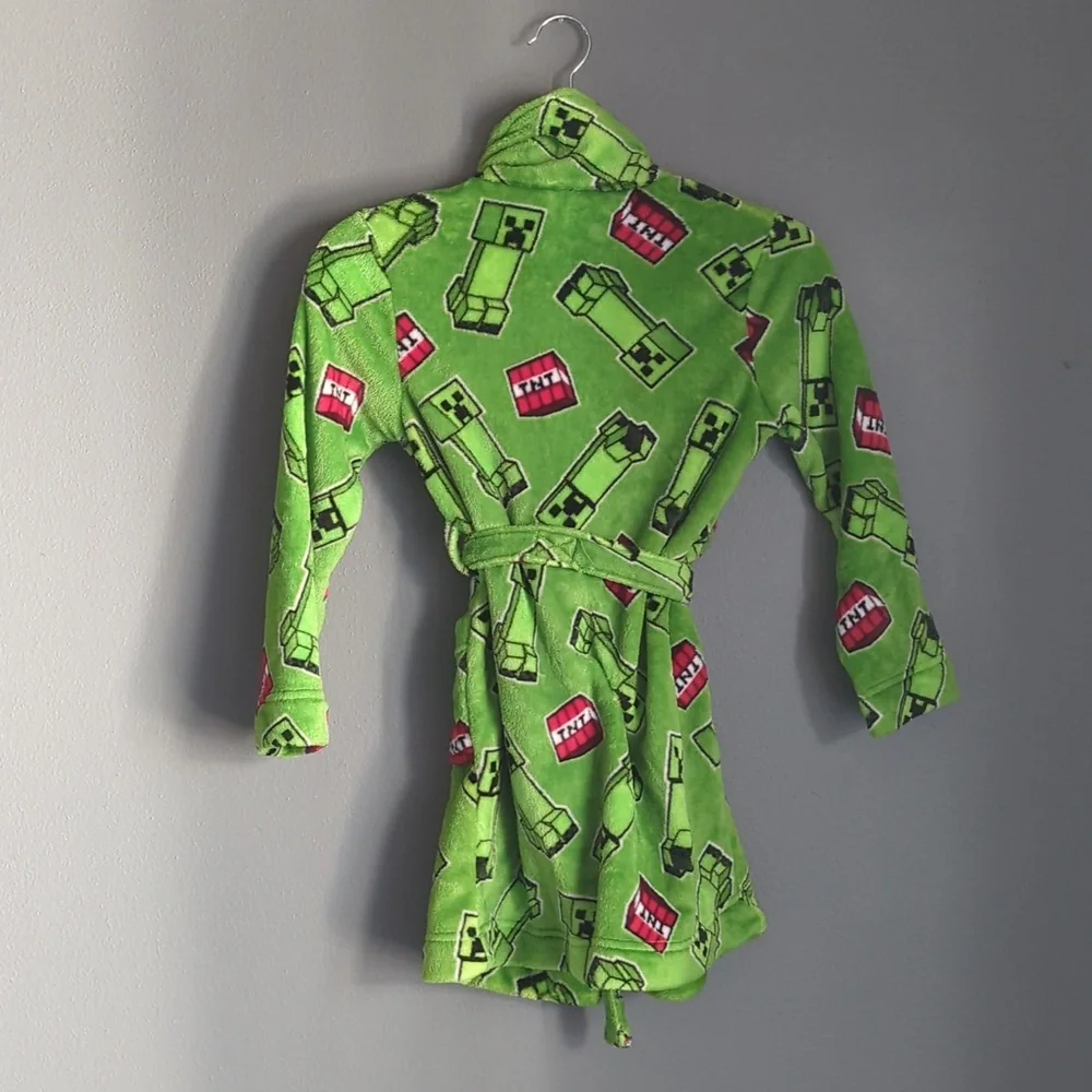 Minecraft Theme Kids Robe Size 8. - Picture 5 of 5